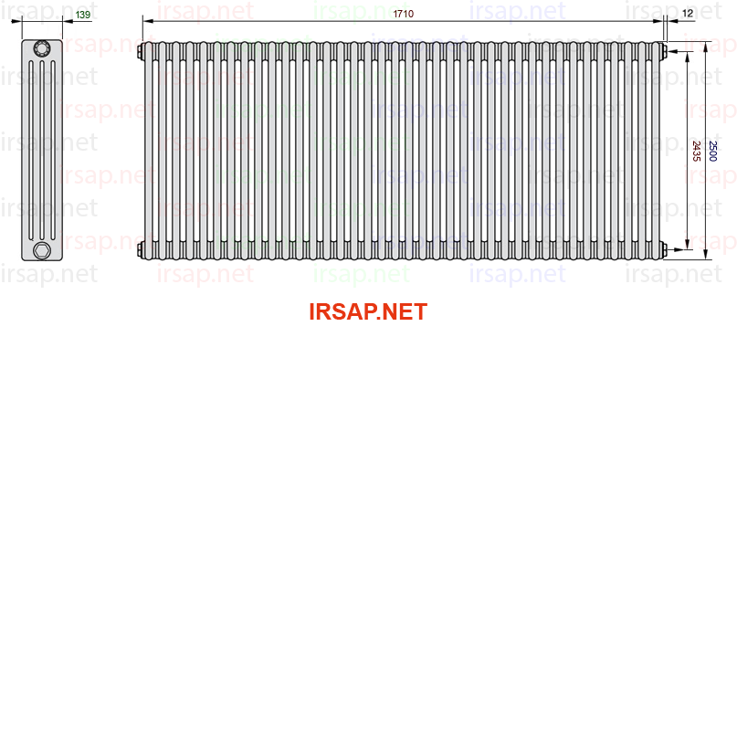 Радиатор IRSAP Tesi 42500/38 T30 CL 01